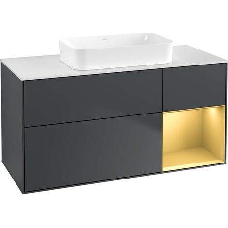 Villeroy & Boch G711HFHG Armoire sous lavabo Finion G71 (1/2)