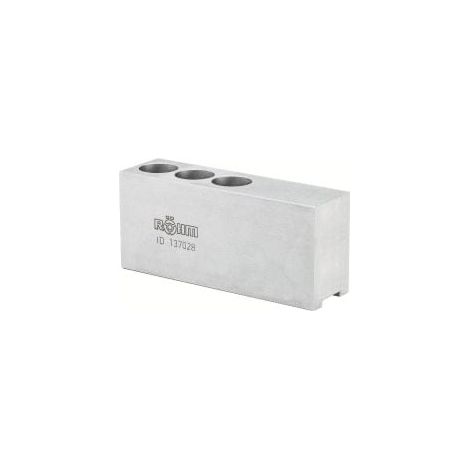 Mascelle sopraelevate prolungate Röhm dimensioni 500/600, set da 3 morsetti, dentatura a punta 90° - 169449.
