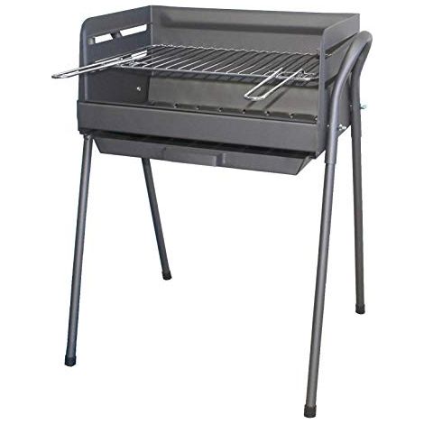 IMEX EL ZORRO 71762 Barbecue con griglia zincati, Nero, 49 x 48 x 73 cm (1/2)