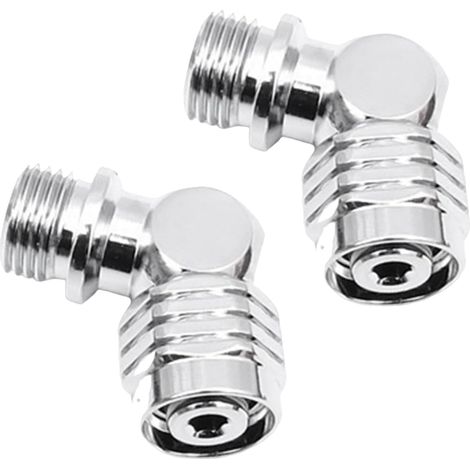 2X Adaptateur de Tuyau Pivotant à 110 DegréS pour Connecteur de RéGulateur de PlongéE sous-Marine 2èMe ÉTage, Accessoires de PlongéE (1/5)