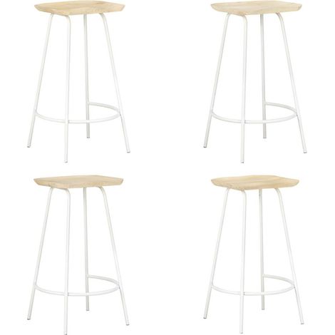 Barhocker 4 Stk. Mango Massivholz