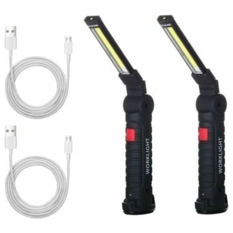 Lampe d'inspection LED rechargeable magnétique 5 modes USB (1/5)