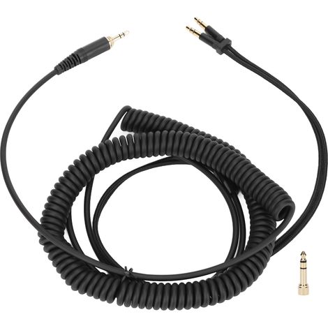 Câble de remplacement pour casque 3,5 mm vers double fiche 3,5 mm avec adaptateur 6,35 mm pour HE1000se et HE6se (1/5)
