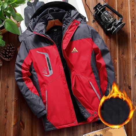 Veste Isolée Homme 3XL - Doublure Polaire - Résistante À L Eau - Pour Travail En Extérieur Par Temps Froid - 1 Pièce (1/5)
