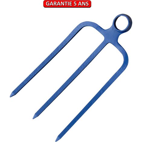 Mistgabel mit Tülle - 135 gebogener Stiel - 32x24 cm Outils Perrin