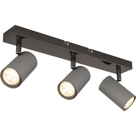 Plafonnier spot plafonnier mobile lampe de salon gris L 41 cm (1/5)