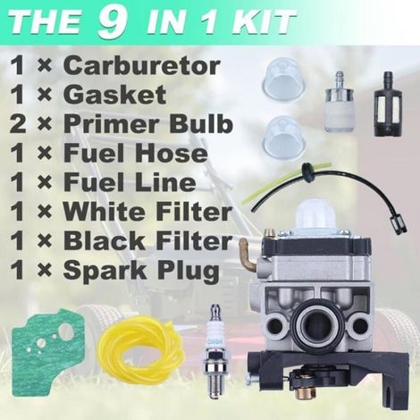Kit carburateur pour moteur Honda - - GX25 - GX35 - FG110 - HHT35 - HHT25 - Carburateur - Joint - Filtre à air (1/4)
