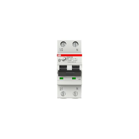 Disjoncteur différentiel DS201M 1P+N B10 30mA 10kA A - ABB2CSR275180R1105 (1/3)