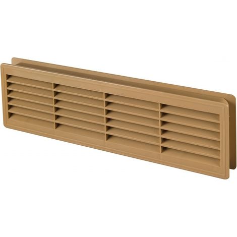Rejilla de ventilación de la puerta, color roble. (1/3)