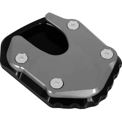 Accessoires moto (gris) compatibles avec HONDA X ADV X-ADV XADV 750 2021-2022 2023 : béquille latérale CNC, extension et plaque de support maxpower (1/4)