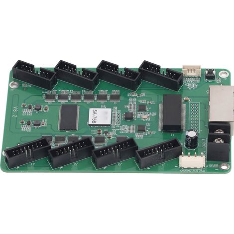 Carte de réception 5A-75B pour écran LED pleine couleur, module de contrôle synchrone, alimentation DC3.3-6V, carte réceptrice professionnelle (1/5)
