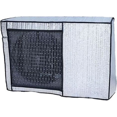 (Ouvert,100 42 79cm)Couverture extérieure de climatiseur Fait de Film d'aluminium Anti-poussière Housse Climatiseur Exterieur Couverture extérieure de climatiseur Anti-poussière (1/5)