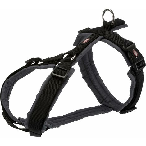 Imbracatura per Cani Trixie Premium Trekking Nero Grafite XS/S