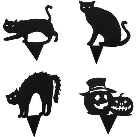 4 décorations de jardin pour Halloween (1/3)