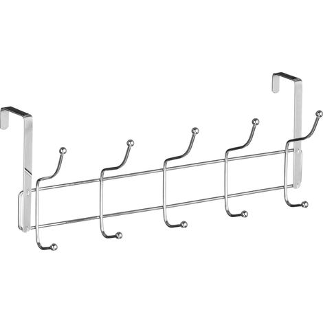 Premier Housewares Chrome Over Door Ten Hook Over Door Chrome Hanger (1/5)