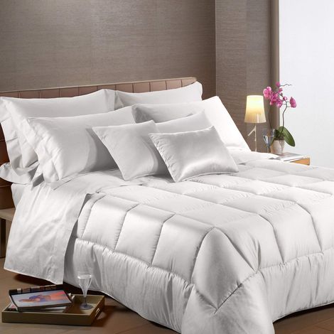 Couette Douce Duvet Chaude et Respirant pour Ete et Hiver, Lavable en Machine, Disponible 170x265 cm, Couette 220x265, 260x265, Couverture Lit 1 Personne et 2 Personnes