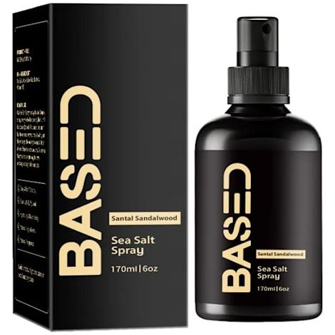 Spray à l'eau de mer (1 paquet), fixation légère naturelle, faible brillance, 200 ml, noir 2025 (1/5)
