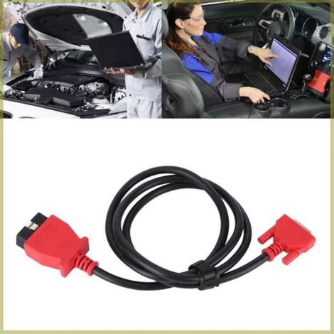Câble de test principal, détecteur d'ordinateur de défaut de boîte de programmeur de diagnostic OBD2 16 broches pour Maxisys PRO