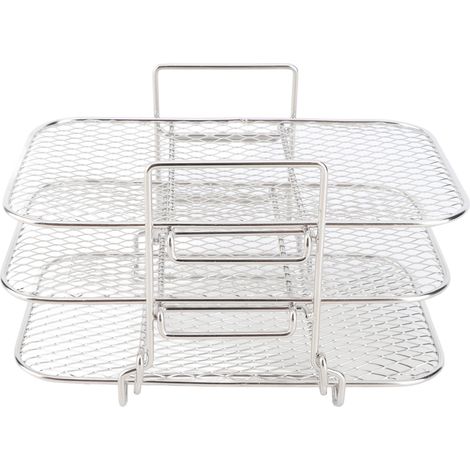 Support de friteuse à double Air, support de déshydrateur multicouche en acier inoxydable 304, accessoires. (1/5)