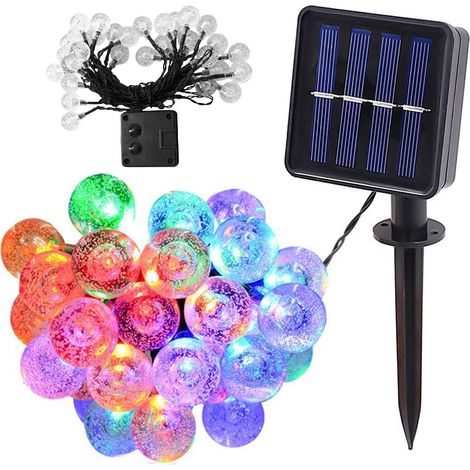Guirlande lumineuse LED solaire, idéale pour la décoration intérieure, les fêtes, le jardin et les événements, design pratique.-AquaForge (1/5)