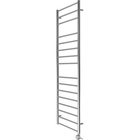 RADOX Sèche-serviettes électrique mural - SUNIT chrome - 1743 x 600 mm - 16 tubes - 400 W