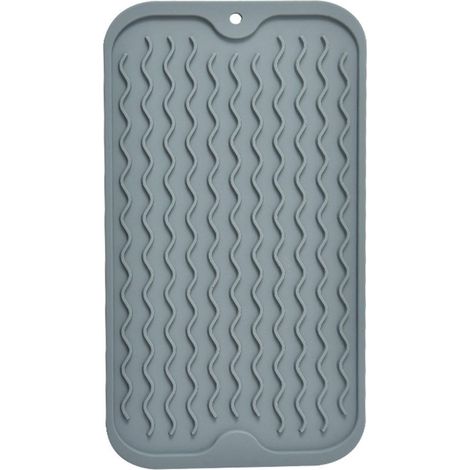 I tappetini drenanti in silicone sono riutilizzabili, resistenti al calore, antiscivolo, facili da pulire e a prova di perdite. Sono adatti per piani cucina, lavelli e banconi bar. (1/2)