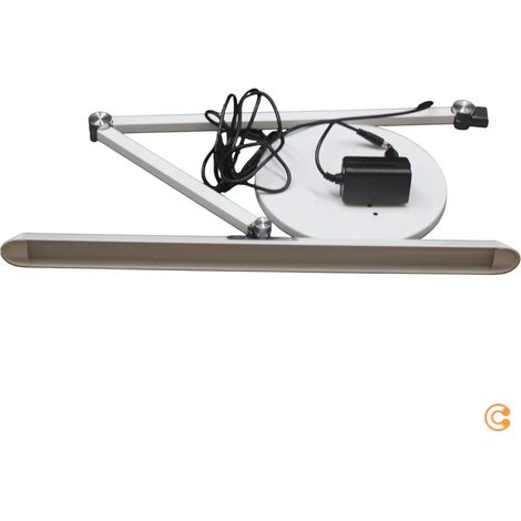 [GEBRAUCHT] B-Ware Fabas Luce Schreibtischlampe Tischleuchte Led Beba Weiß Dimmbar Touchschalter