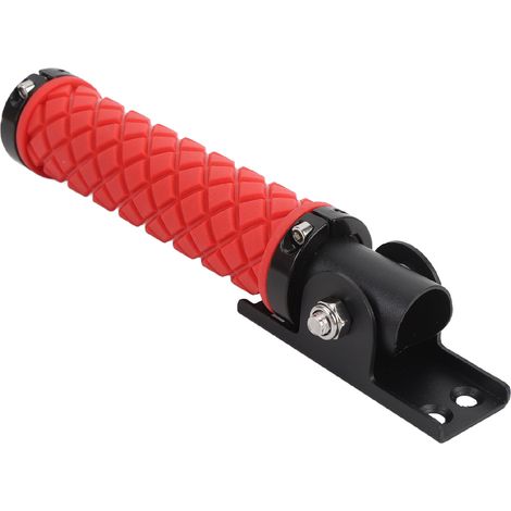 Barre d'appui rabattable pour porte, poignée d'assistance antidérapante pour encadrement de porte, mur, escaliers, marches, rouge, pour personnes âgées (1/5)