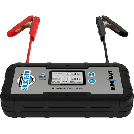 miniarrancador batería miniBatt MB-ULTRA Cargador de teléfono móvil (Auto, Outdoor, Cámara digital, Joysticks, Smartphone, Tablet, Batería, Negro, 25 (1/2)