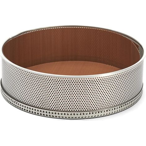 De Buyer Stampo circolare smontabile con due teglie antiaderenti, diam 24 cm, 3213.24 (1/4)