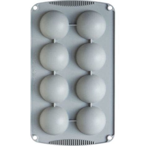 Molde de silicona para hemisferios de una sola porción, esferas, decoración de 60 mm (1/2)