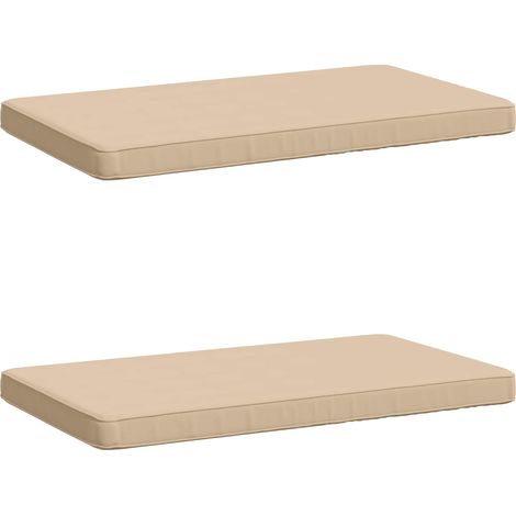 Cojines para banco de 2 piezas VUGHT 2 uds. 100% Poliéster vidaXL (1/5)