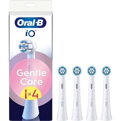 Oral-B - iO Gentle Care Ersatzköpfe, weiß, 4 Stück. 8700216199438 (1/2)