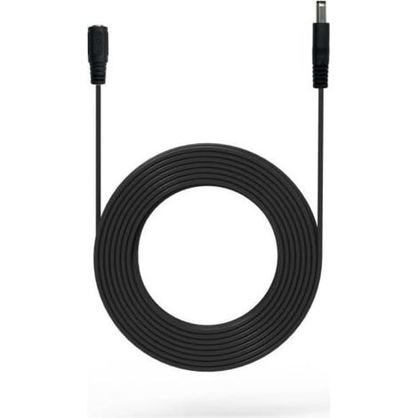 10 Mètres Câble de Rallonge d'alimentation DC 2,1mm x 5,5 mm Mâle à Femelle Connecteur, Câble d'extension d'alimentation pour Caméra de Surveillance