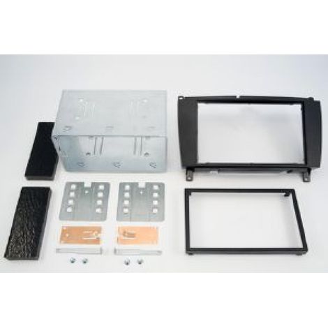 Kit 2DIN compatible avec Mercedes CLK 04-10 - Noir