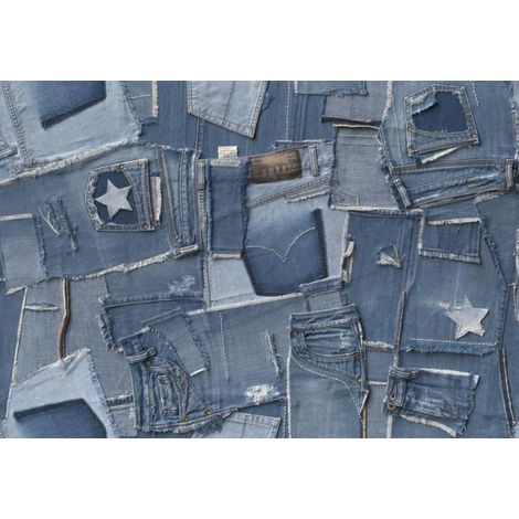 Komar Jeans 368 x 254 cm, Papier peint panoramique 8-909, photomurale sur intissé (1/4)