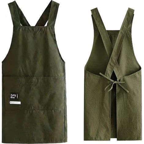 Tabliers de Cuisine Femme Homme,Tablier Réglable avec Poches pour Cuisine, Imperméable et à l'huile Tablier, Restaurant Jardin Barbecue école Café Tablier pour Chef Boulanger Serveurs Serveuse (1/5)
