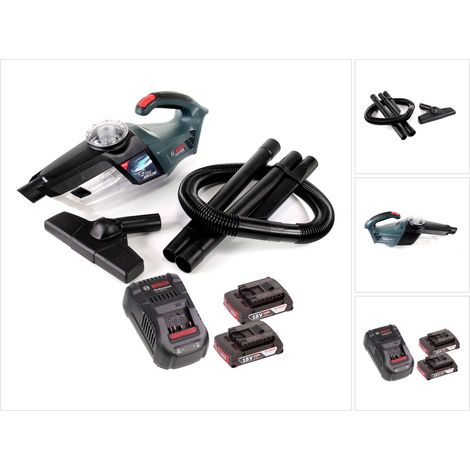 Bosch GAS 18V-1 Akku Staubsauger Handsauger + 2x Akku 2,0Ah + Ladegerät (1/5)