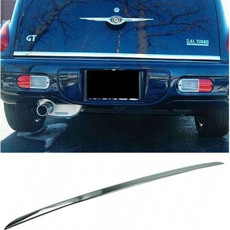 Embellecedores cromados del Chrysler PT Cruiser. Portón trasero cromado. (1/5)