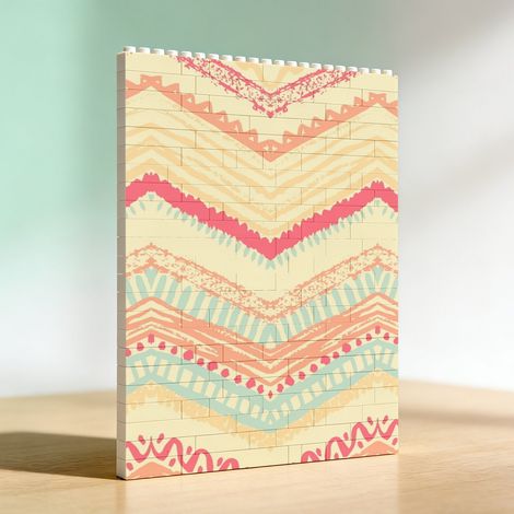 Cadre photo DIY en briques de construction, cadeau pour anniversaire, Saint-Valentin (1/5)