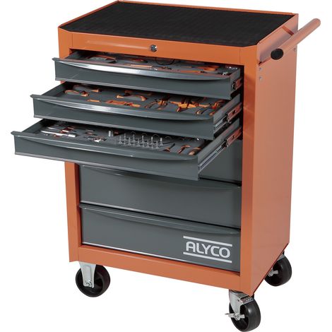 CARRO GRANDE ALYCO ORANGE 6 CAJONES CON 164 HTAS. (1/2)