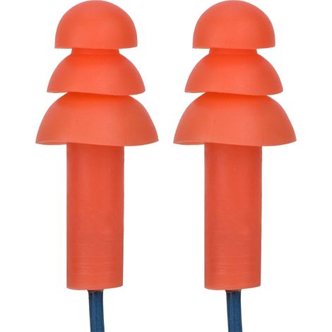 Bouchons d'Oreilles en Silicone Détectables avec Métal pour Isolation Acoustique (1/5)