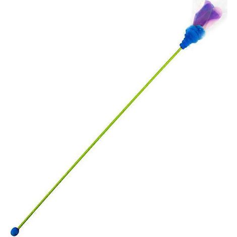 Jouet interactif pour chat, baguette à chat aux couleurs vives, bâtonnet en plastique, cadeau pour chaton - Carotte (1/5)