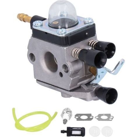 Kit de carburateur, kit de carburateur de remplacement en aluminium résistant à l'usure pour outil de jardin tondeuse accessoires de remplacement pour tondeuse (1/5)