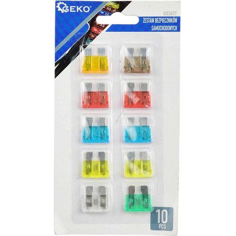Jeu de 10 fusibles pour voiture (100/1000)