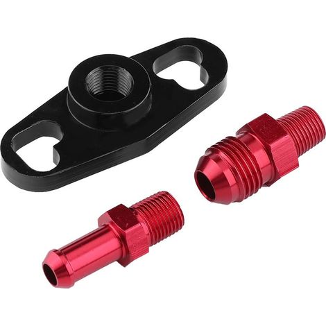Kit adaptateur de distribution de carburant, raccord de tuyau de carburant de remplacement solide pour la réparation. (1/5)