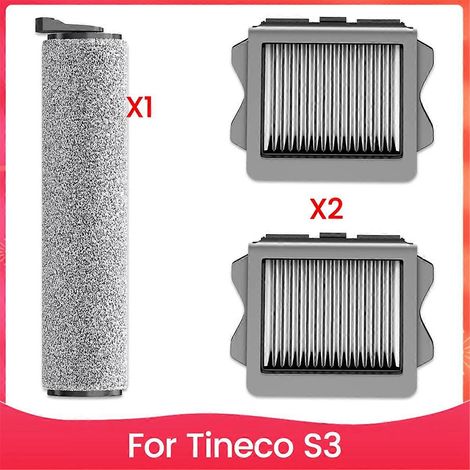 Ersatzfilter und -bürsten für kabellose Nass- und Trockensauger der Tineco S3-Serie – Zubehör P