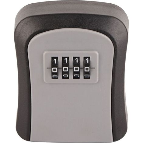 Boîte À Clés - Boîte De Rangement À Combinaison Étanche En Alliage D'aluminium - Pour Extérieur Intérieur Garage Maison - 1 Pièce (1/5)