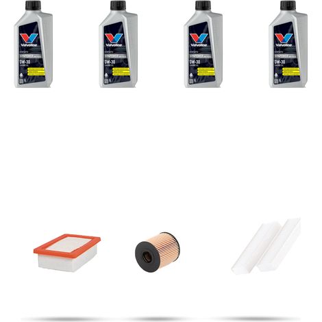 Kit tagliando 3 FILTRI e 4L OLIO compatibile con Peugeot 3008 II 1.6 THP 110kw Dal 2016 (1/5)