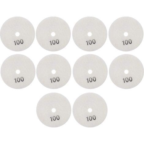 Lot disques ponçage boucle – tampons polissage diamant – solides durables – granit / béton